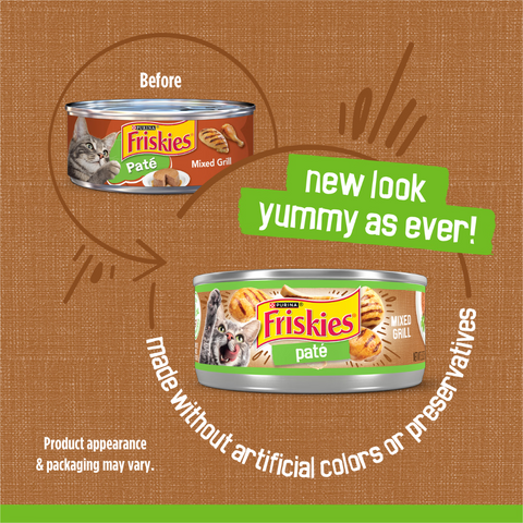 Friskies Pate Mixed Grill Wet Cat Food 156g