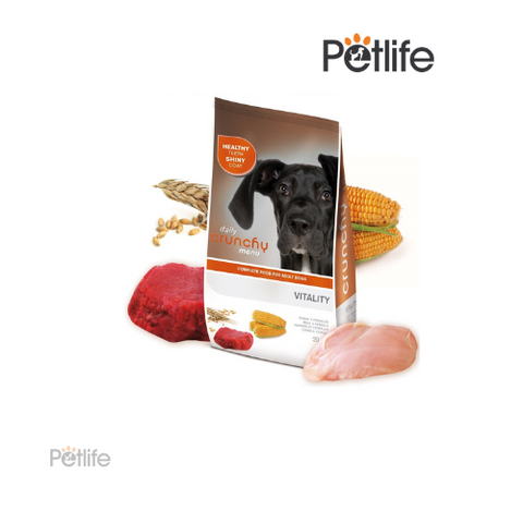 CRUNCHY Adult Dog Food 20 KG / Vitality