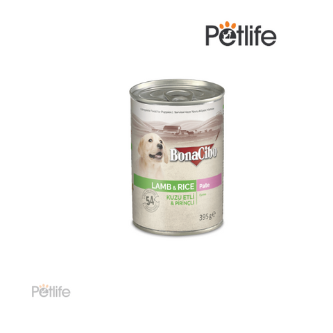 Bonacibo Wet Food for Puppy in Can – Lamb n Rice in Pate