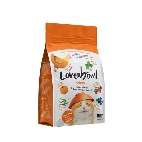Loveabowl Grain Free Chicken And Snow Crab Dry Cat Food