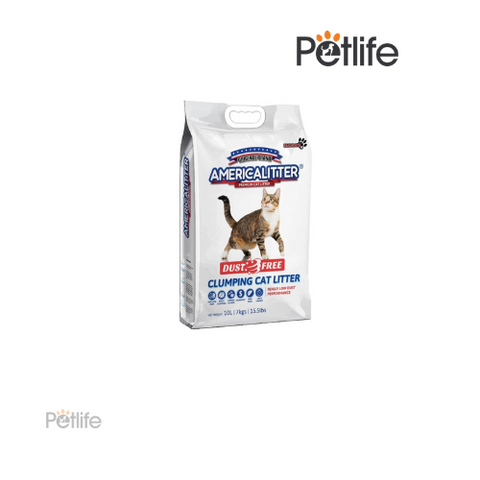 America Litter – Dust Free Clumping Litter – 10 L