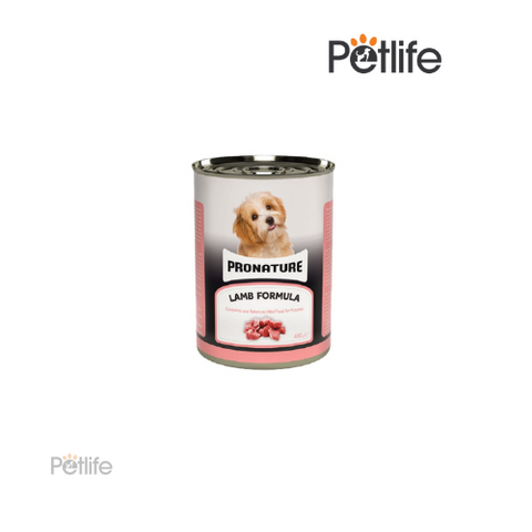 Pronature Lamb Formula Wet Can Food For Puppies – 400g