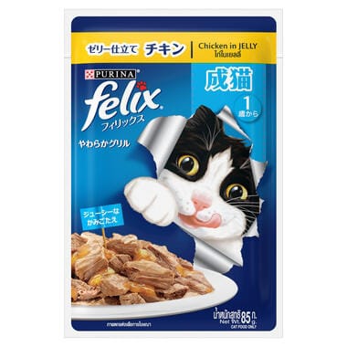 Felix® Adult Cat Food – Tender Chicken in Rich Jelly Pouch-80g
