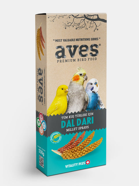 Aves Premium Dal Dari Millet Sprays 150g