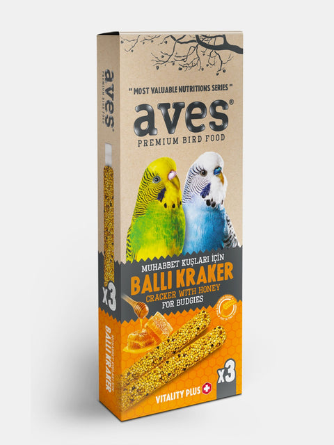 Aves Premium Cracker With Honey For Budgies 3x10