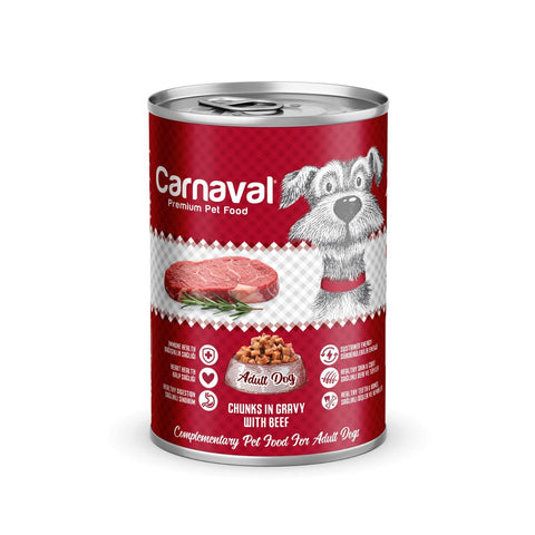 Carnaval Adult Wet Dog Food - Beef 400g