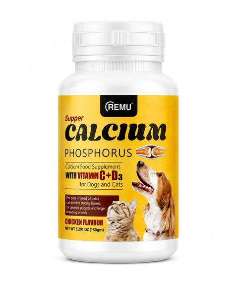 Remu Super Calcium Phosphorus Food Supplement For Cats and Dogs (250g)