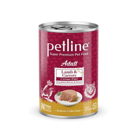 Petline Super Premium Adult Wet Cat Food Lamb & Carrot 395 g