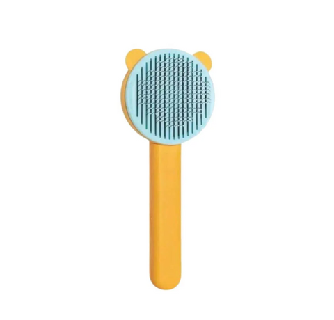 Bear Shape Button Pet Grooming Brush additional view