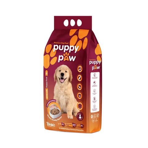 Big Paw Puppy Food 3kg front view