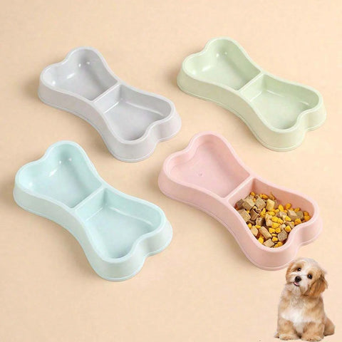 Bone Shape Double Side Bowl for Pets additional view
