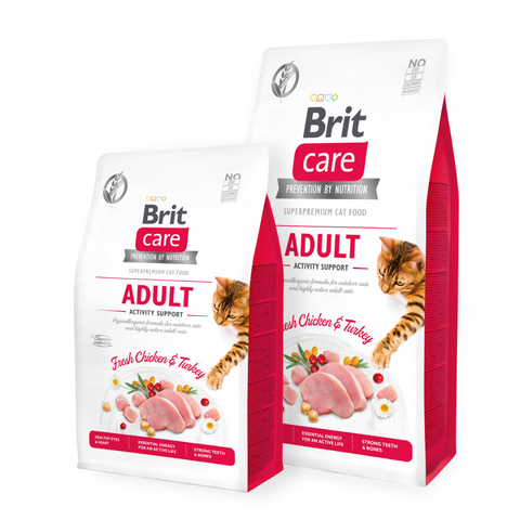 Brit Care Grain Free Adult Cat Food Activity Support