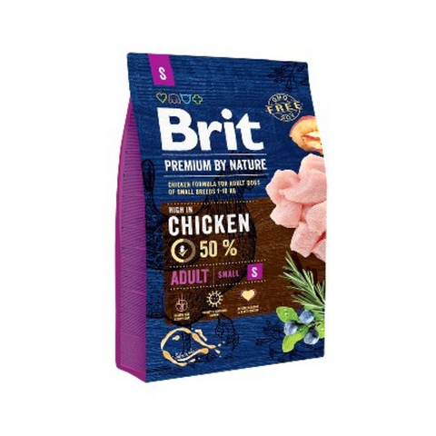 Brit Premium by Nature Chicken Formula for Adult Small Breed Dogs 1kg