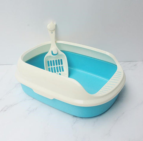 Durable Open Cat Litter Tray-L