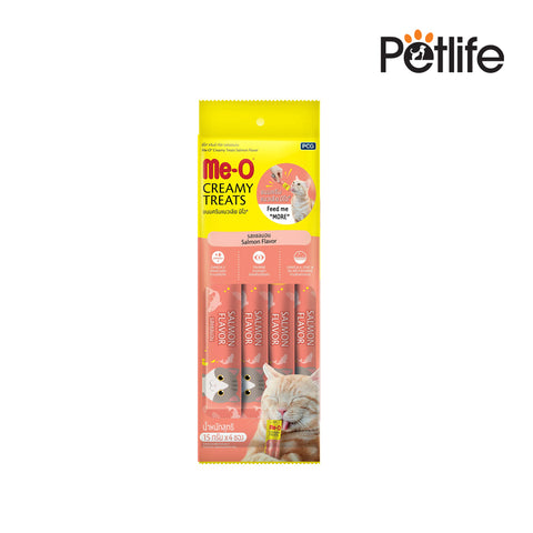 Me-O Creamy Cat Treats With Salmon Flavor - 60G
