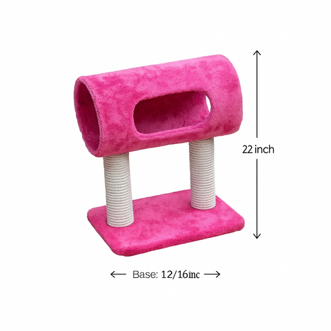Double Pole Round Tunnel Cat Scratcher additional view
