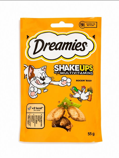 Dreamies Shakeups Rockin Roost Cat Treats 55g