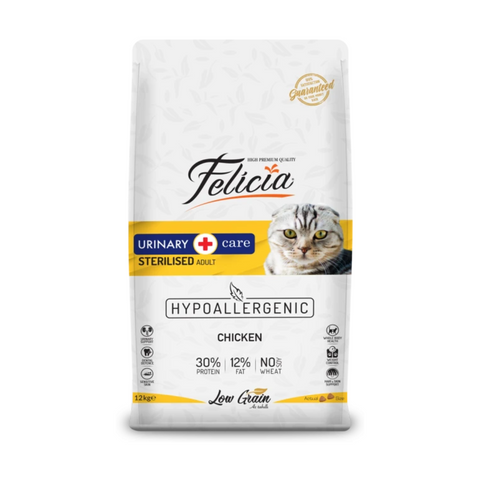 Felicia Urinary Care Adult Chicken Sterilised Cat Food 2kg