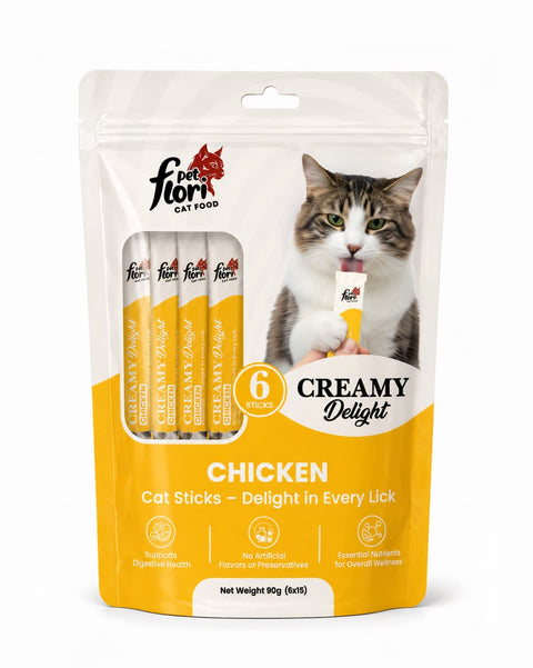 Flori Pet Creamy Cat Treat Chicken 90g
