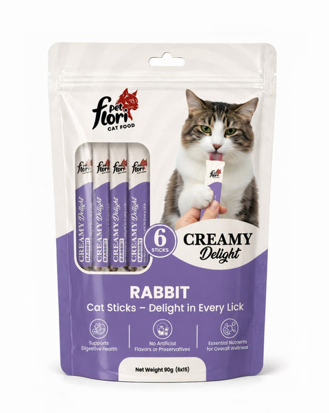 Flori Pet Creamy Cat Treat Rabbit 90g