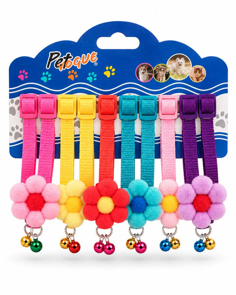 Flower Shape Cat Collar