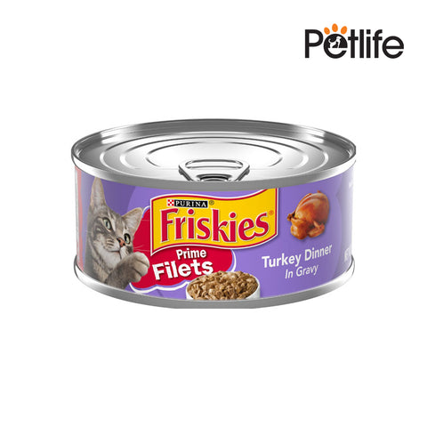 Friskies Prime Fillets Turkey Dinner in Gravy - 156Grams