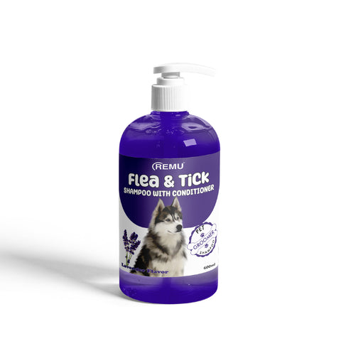 Remu Flea n Tick Shampoo with Conditioner 600ML