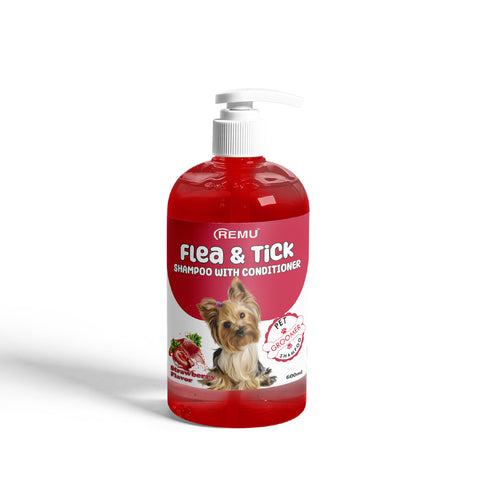 Remu Flea n Tick Shampoo with Conditioner 600ML