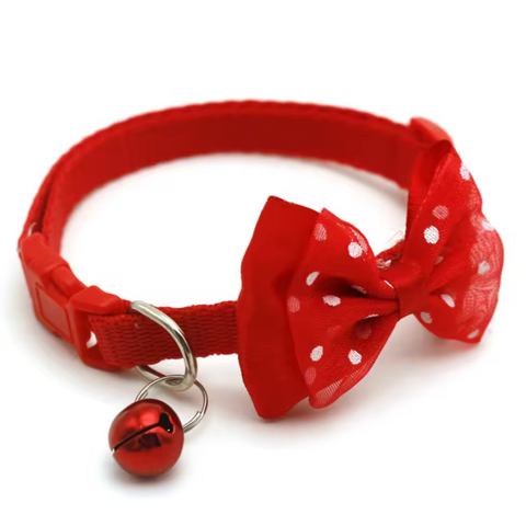Imported Cat Collar with Bow additional view