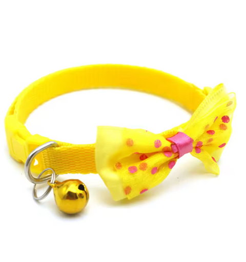Imported Cat Collar with Bow additional view