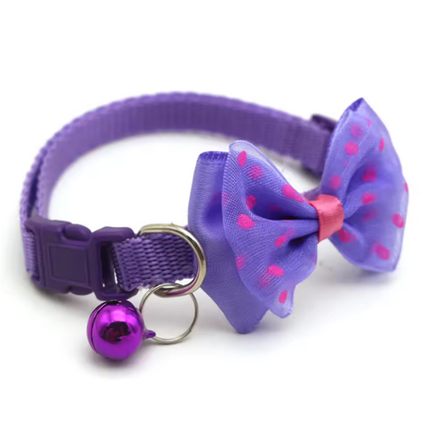 Imported Cat Collar with Bow additional view