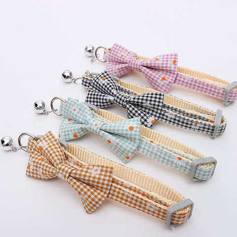 High Quality Imported Cat Collar with Bow additional view