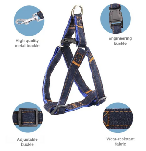 Jeans Pet Harness additional view