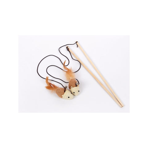 Plastic Stick With Ball-Cat Playing Stick