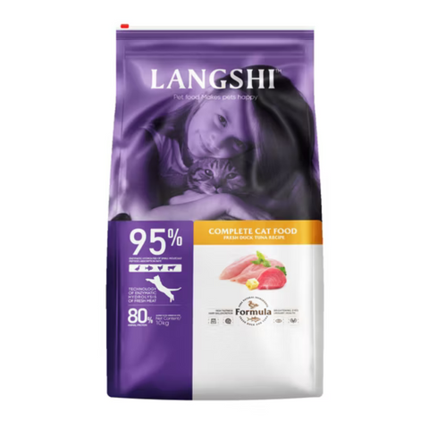 Langshi Complete Cat Food Fresh Duck and Tuna Formula