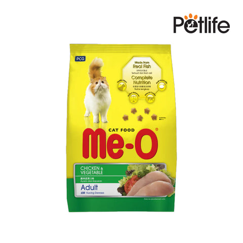 Me-O Adult Dry Cat Food Chicken and Vegetables