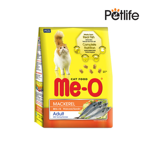 Me-O Adult Dry Cat Food Mackerel Flavor