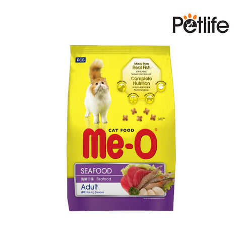 Me-O Adult Dry Cat Food Seafood Flavor