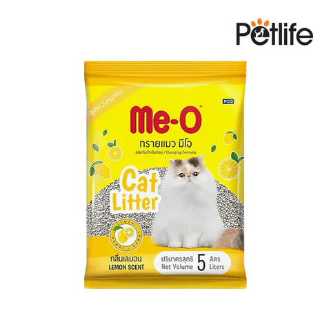 Me-O cat litter with lemon flavor, 5L