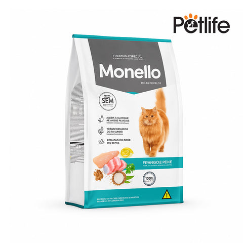 Monello Adult Cat Hairball – Chicken and Fish Flavor 1 KG