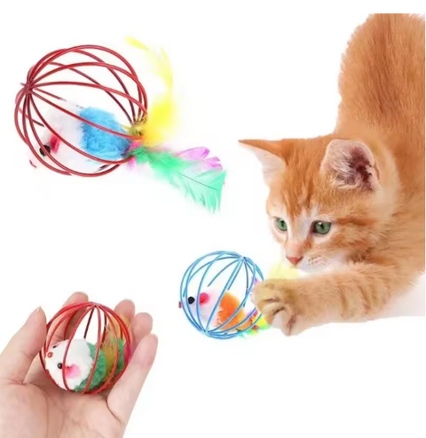 Mouse Cage Ball Cat Toy additional view