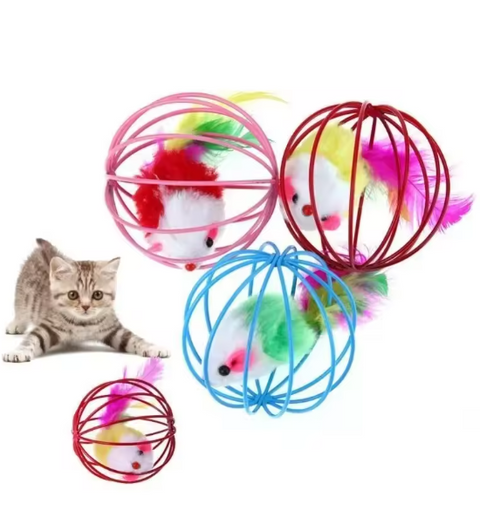 Mouse Cage Ball Cat Toy additional view