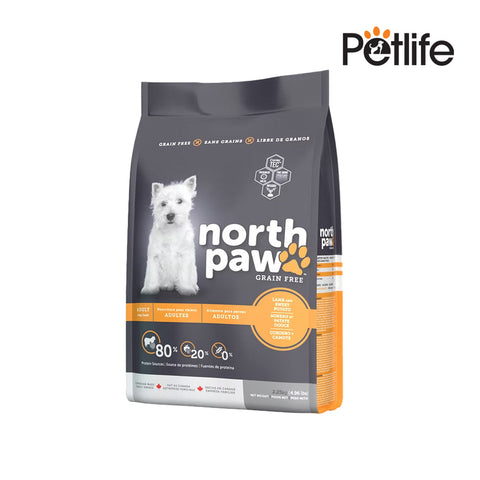 North Paw Grain Free Lamb and Sweet Potato Adult Dog Food