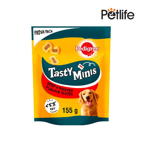Pedigree Dog Treats Beef and Poultry 155g