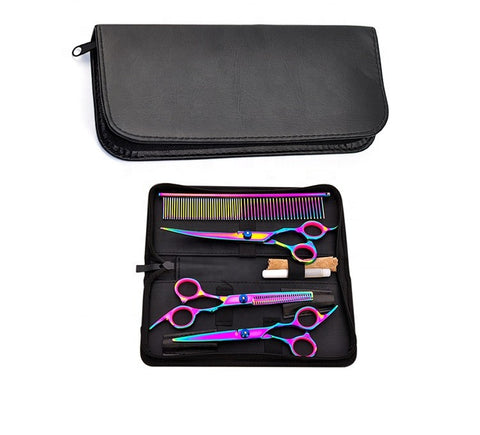 Pet Grooming Scissor Set 4 Pieces 6.5 Inch