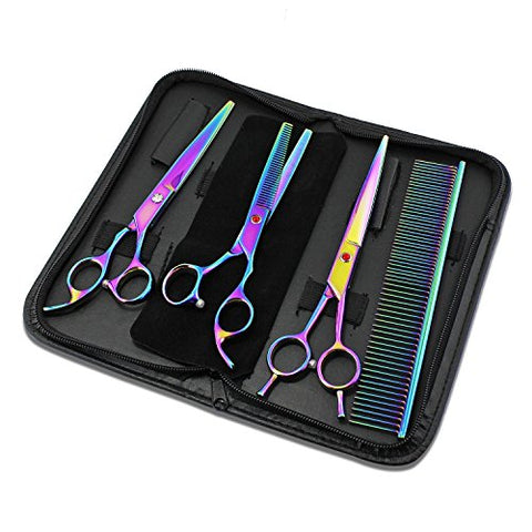 Pet Grooming Scissor Set 4 Pieces 8.5 Inch