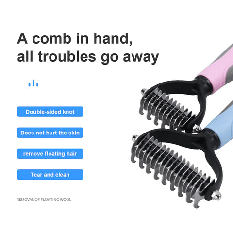 Pet Hair Dematting Comb for Cats and Dogs additional view