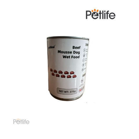 Petideal Beef Mousse Wet Dog Food 375g additional view