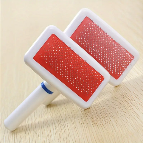 Plastic White Pet Grooming Brush additional view