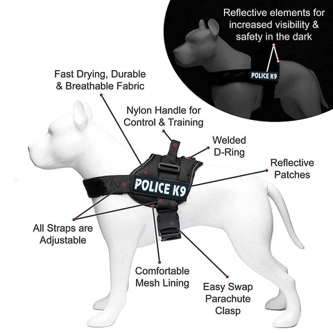 Police K9 Dog Harness additional view